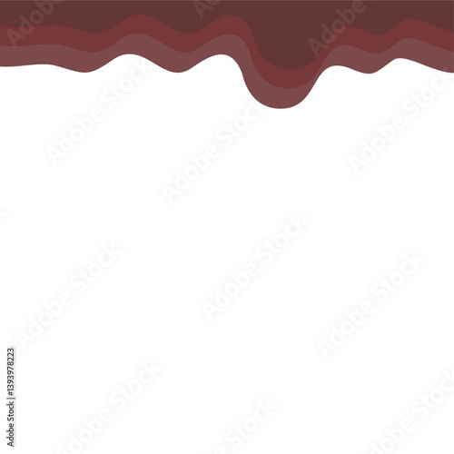 Dark Brown Melting Banner Top Page