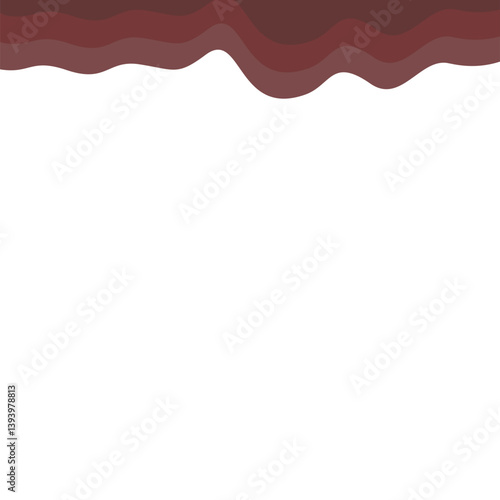 Dark Brown Melting Banner Top Page