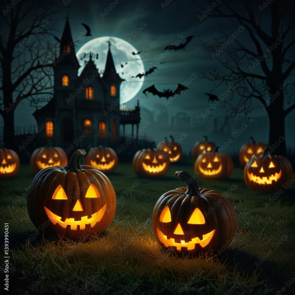 halloween background with pumpkin halloween background with pumpkin