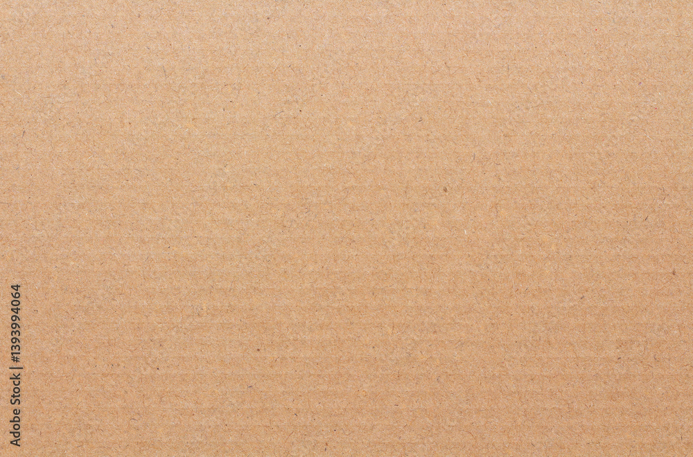 Fototapeta premium Cardboard sheet texture background, detail of recycle brown paper box pattern.