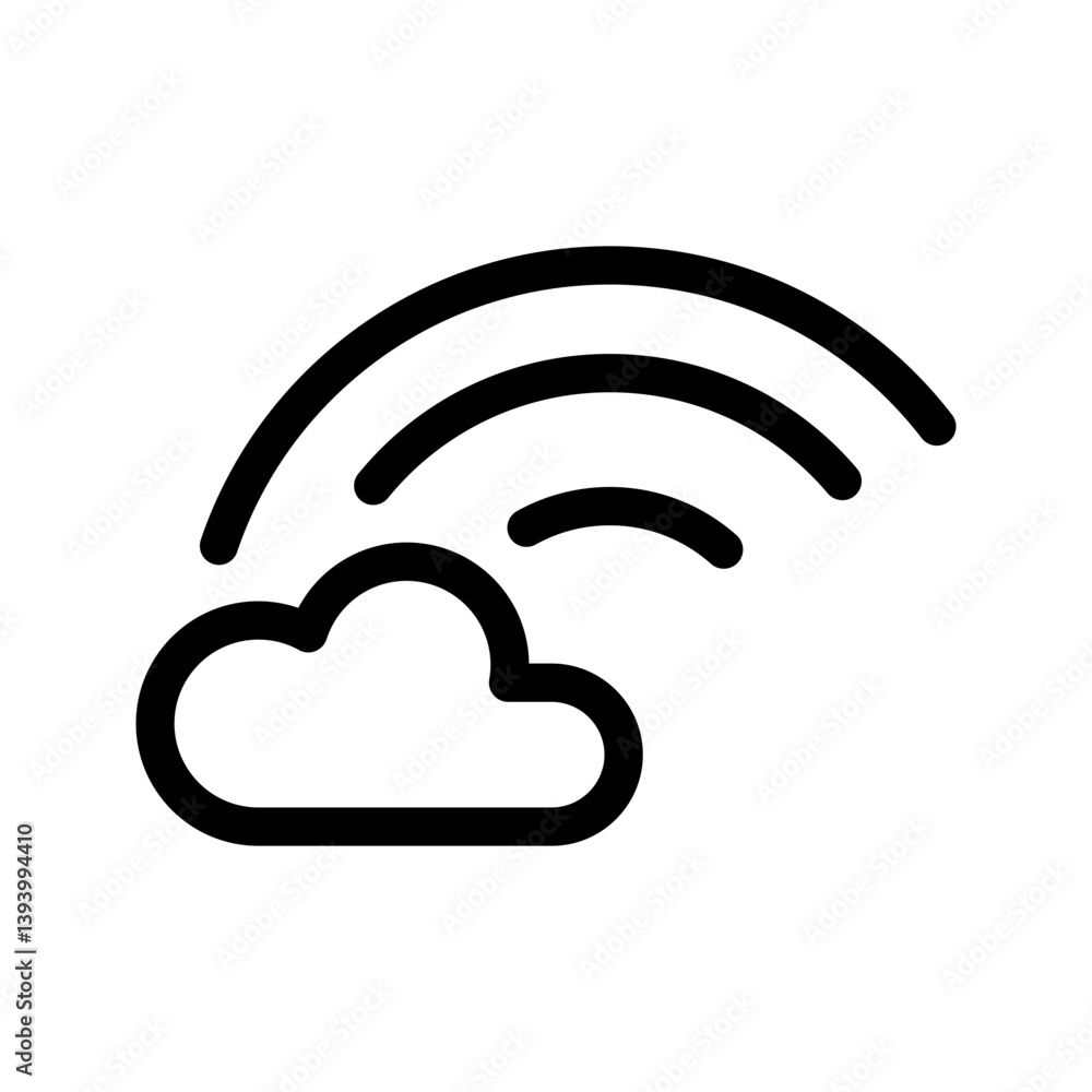 Rainbow Icon Vector Symbol Design Illustration