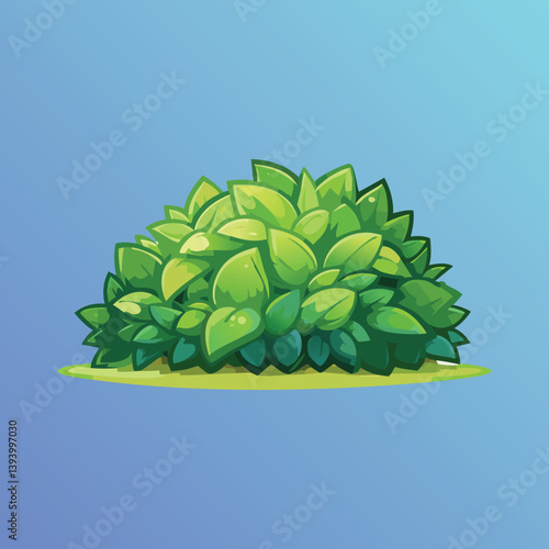 Plant Bush Asset Suitable for Game