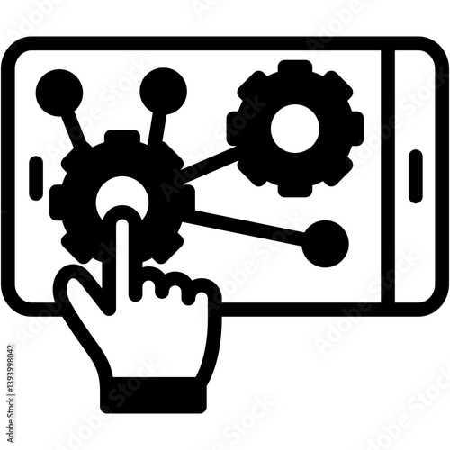 Digital Interaction Icon