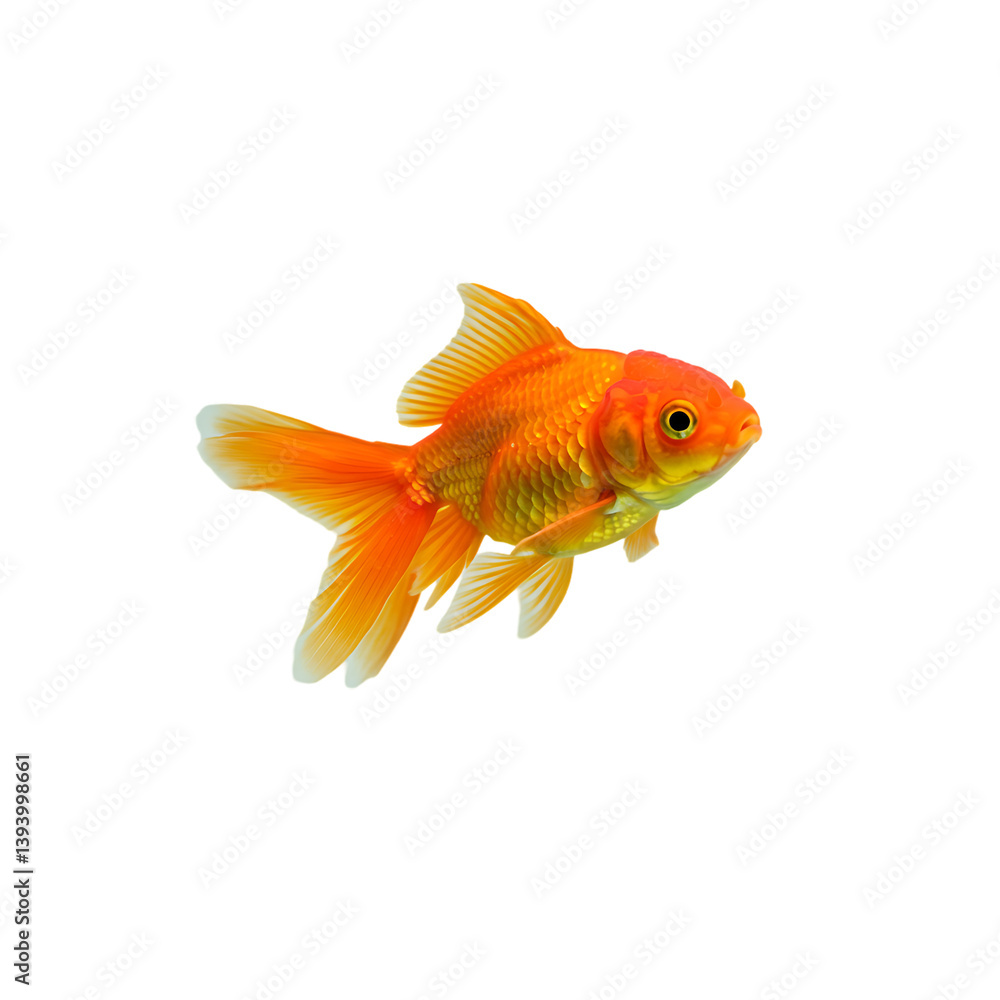 Fototapeta premium Goldfish: Stunning Aquarium Fish Image