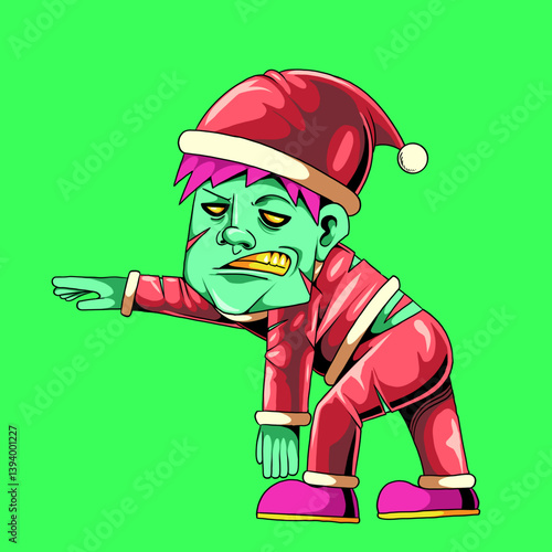 Christmas is coming and zombies are coming too be careful of zombies!