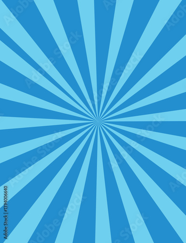 blue sun rays background abstract