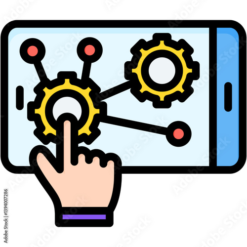 Digital Interaction Icon