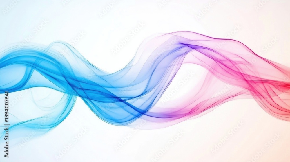 Smooth waves of blue and pink blend seamlessly, creating an abstract design perfect for contemporary spaces and digital backgrounds Smooth waves of blue and pink blend seamlessly, creating an abstract design perfect for contemporary spaces and digital backgrounds