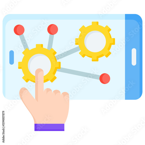 Digital Interaction Icon