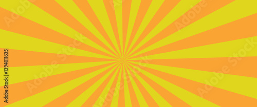 Vintage yellow sun retro background. Summer bright colors perfect for banner, wallpaper, poster and backdrop.