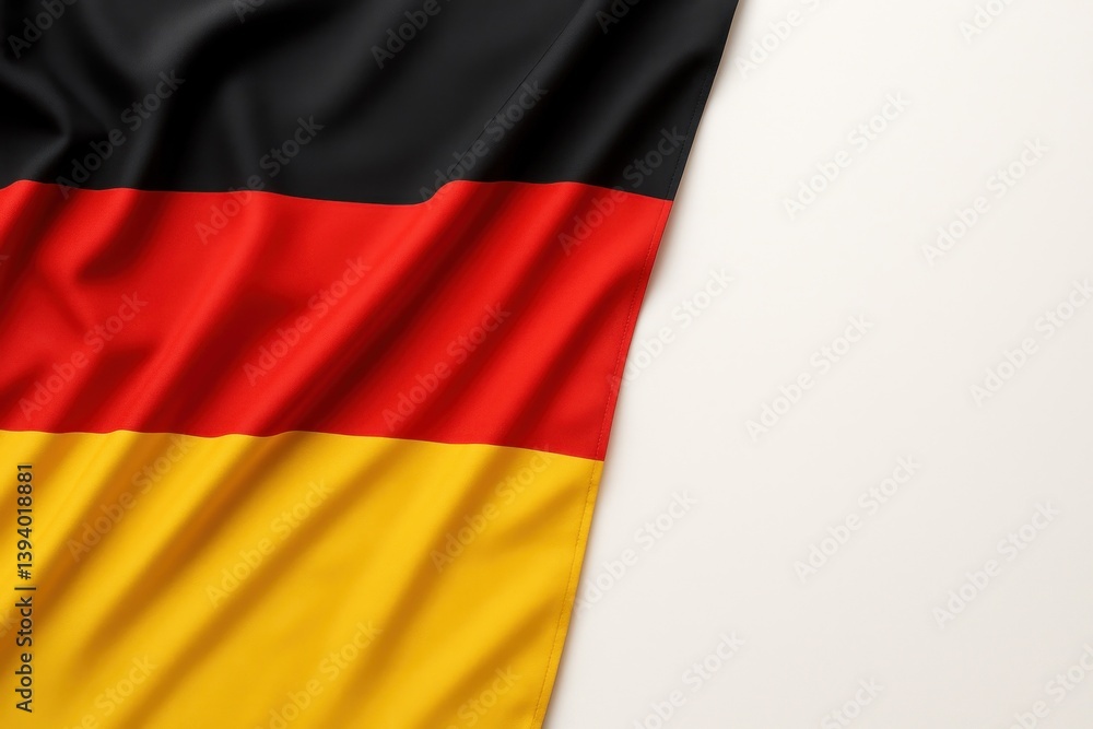 Obraz premium German flag on white background.