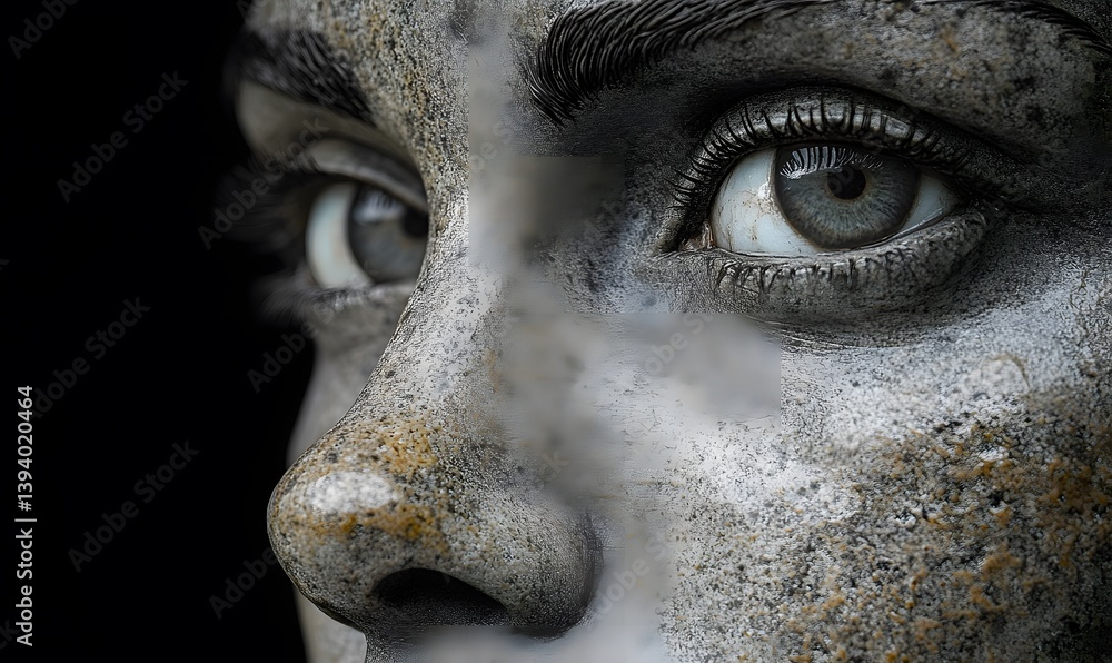 Naklejka premium Close-up detail of Juan Santamaria statue at Costa Rica’s national monument, representing patriotism, historical heritage, architectural respect and national pride in travel context 
