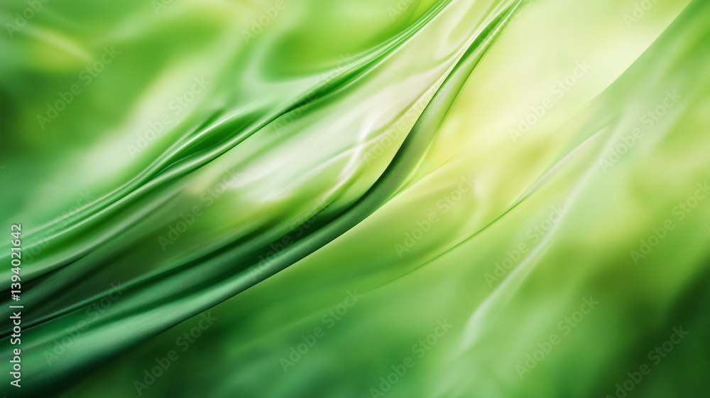 Abstract Green Texture with Flowing Lines and Light Abstract Green Texture with Flowing Lines and Light