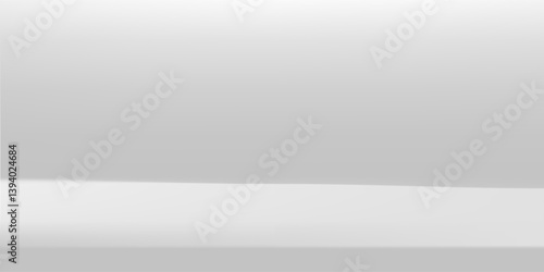 Wallpaper Mural White Grey background. Minimal 3d shelf style. Room in the 3d. For backdrop,wallpaper,background. Space for text. Vector illustration Torontodigital.ca