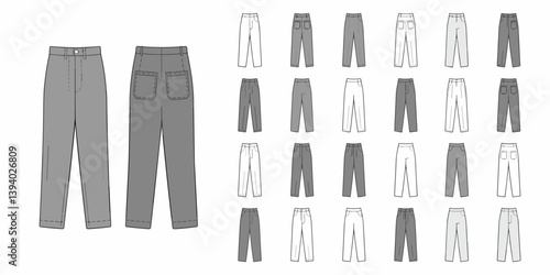 pants mockup, cloths mockup, silhouette mockups, mockups, digital, vector mockups, clothes, clothing, fashion, shirt, vector, pants, jacket, jeans, dress, illustration, suit, wear, set, design, style,
