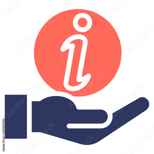 Give Infos glyph color icon