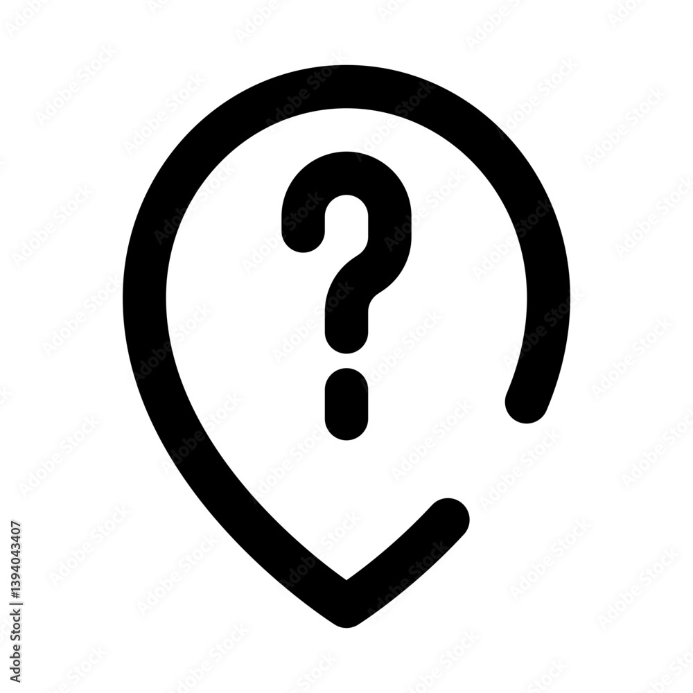 location and map dashed line icon location and map dashed line icon