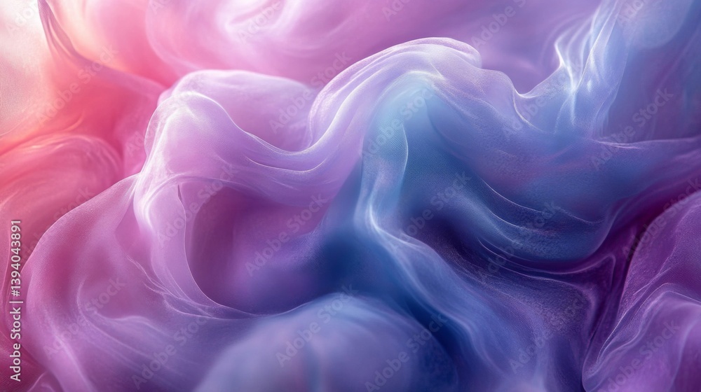 Obraz premium Abstract Swirling Texture with Pink Purple and Blue Hues Modern Art Background