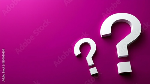 Intriguing Purple Question Mark Abstract Background for Creative Design and Problem Solving