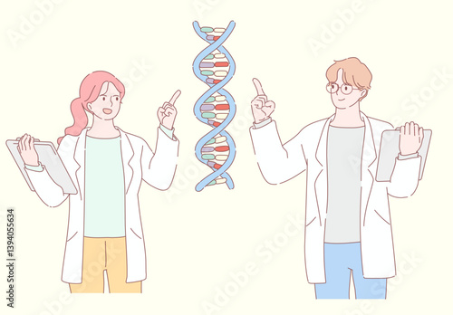 genetic engineering, PhD, researcher, idea, creativity, chart, genetic code, biology, eugenics, evolution, cloud,