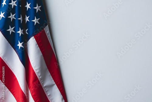 Timeless Patriotic Symbolism with American Flag Red and White Stripes and Blue Field of Stars Representing Freedom, Democracy, Heritage, and Unity with Historic Cultural Significance and National Iden