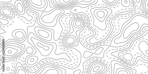 Dynamic Vector Earth Map Featuring Generated Conceptual Elevation Changes and Fluid Lines, Offering an Abstract Interpretation of the Earth’s Geographical Relief
