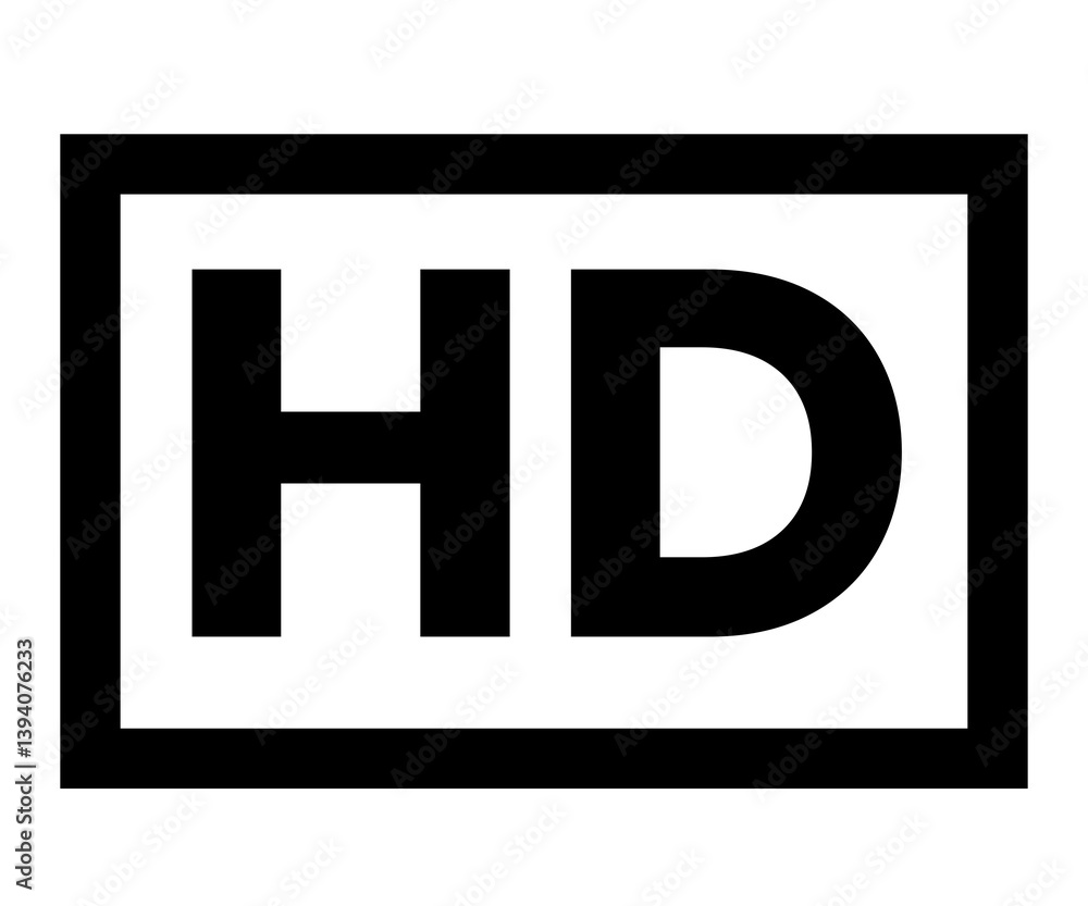 HD element screen resolution badge icon design	