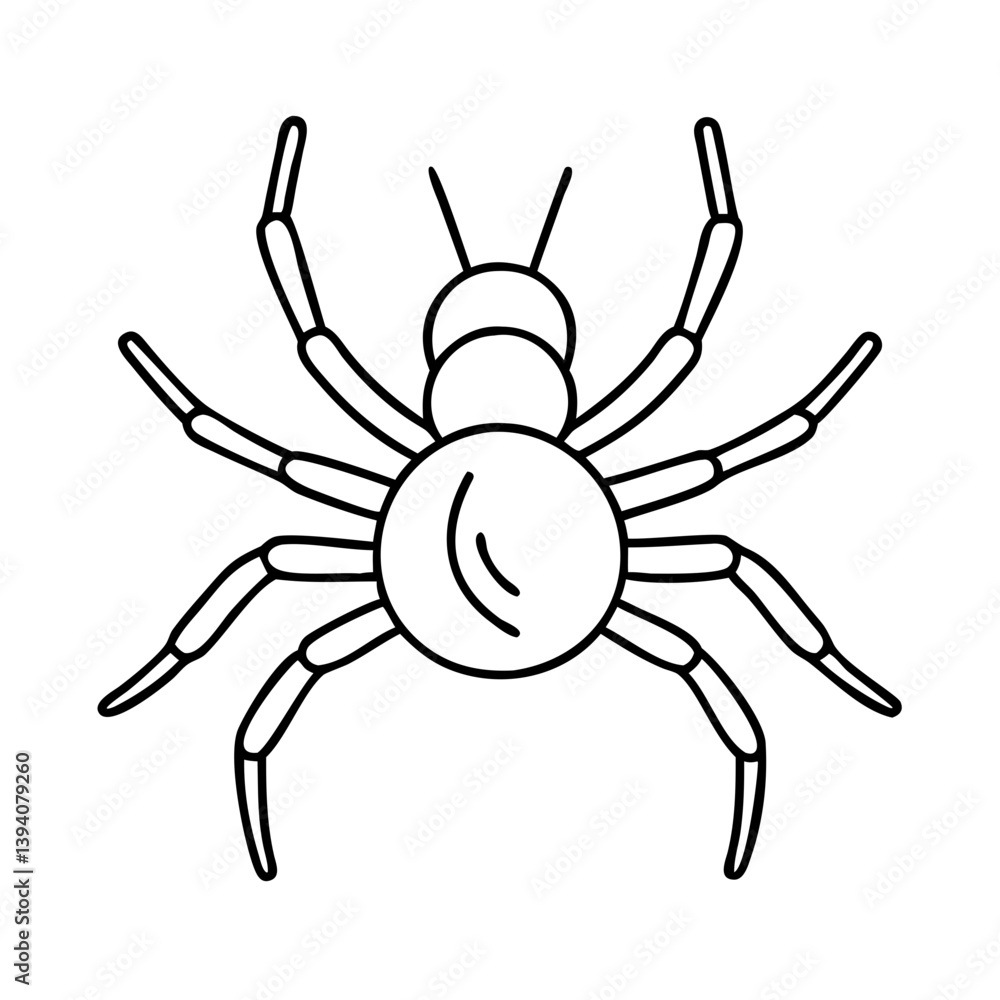 spider icon, spider line art - simple line art of spider, perfect for spider logos and icons spider icon, spider line art - simple line art of spider, perfect for spider logos and icons