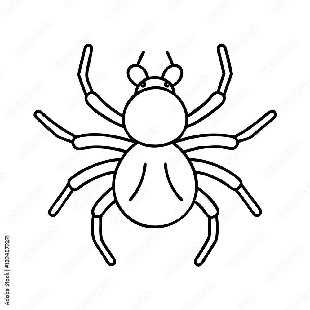 spider icon, spider line art - simple line art of spider, perfect for spider logos and icons spider icon, spider line art - simple line art of spider, perfect for spider logos and icons