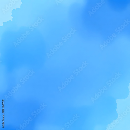 Abstract watercolor paint background light blue color