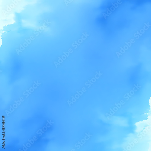 Abstract watercolor paint background light blue color