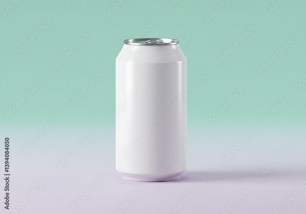 White aluminum can mockup blank soda can drink can product photography White aluminum can mockup blank soda can drink can product photography