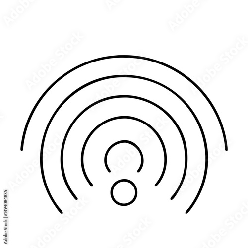wi fi signal icon icon, wi fi signal icon line art - simple line art of wi fi signal icon, perfect for wi fi signal icon logos and icons