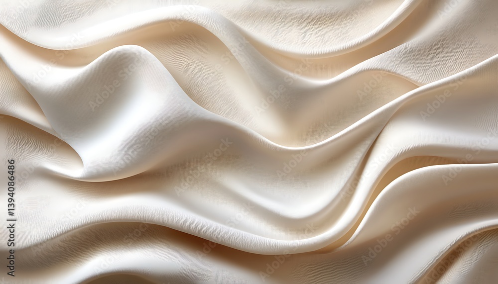 Obraz premium Cream Silk Drape Texture