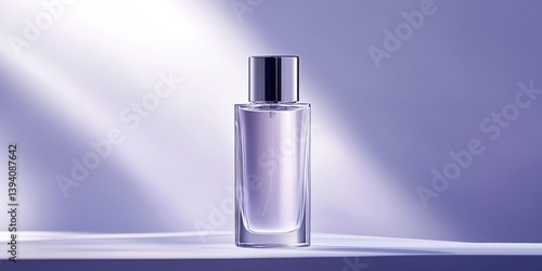 A sleek, elegant perfume bo...