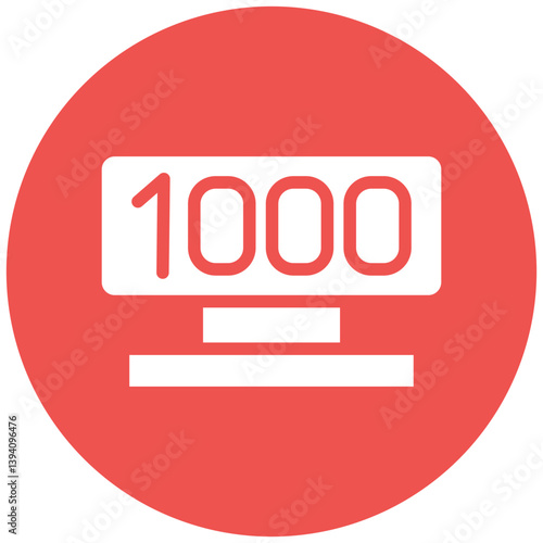 Taxi Meter Vector Icon