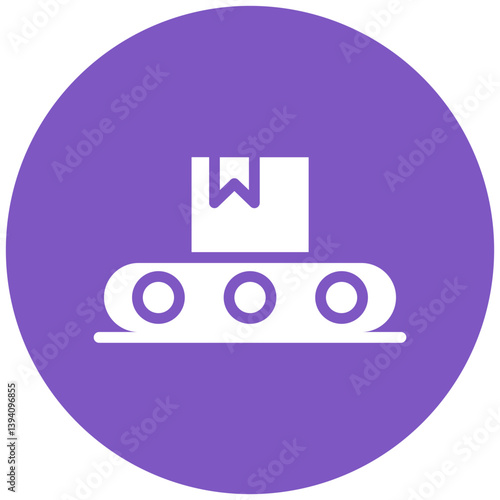 Conveyor Robot Vector Icon