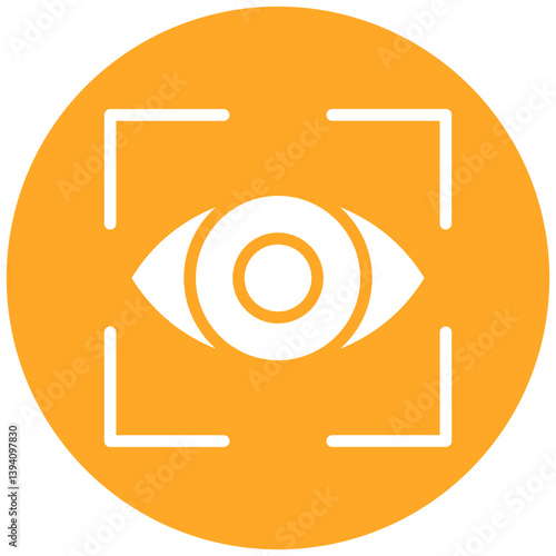 Eye Scanner Vector Icon