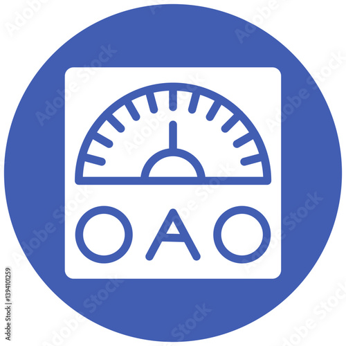 Ammeter Vector Icon