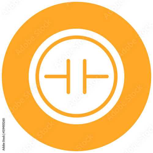 Capacitor Vector Icon