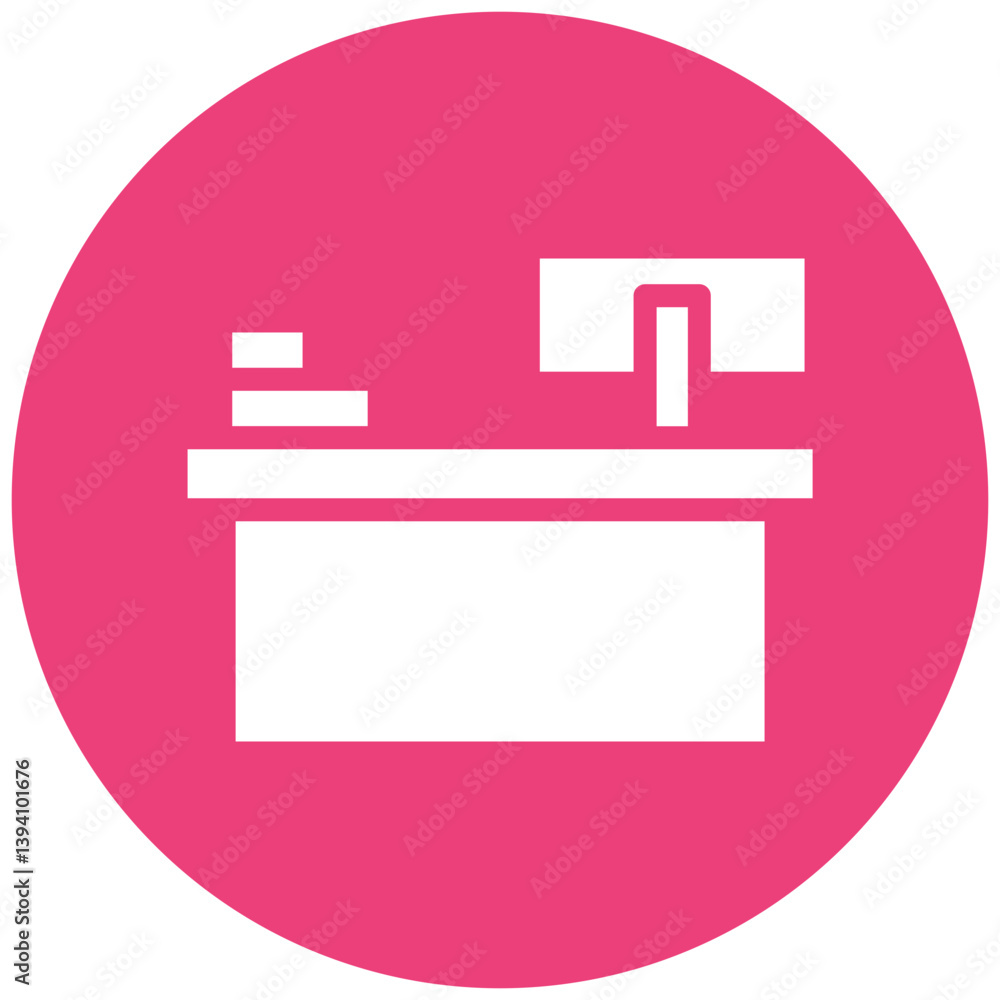 Reception Vector Icon Reception Vector Icon