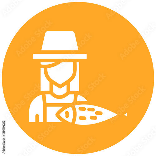 Fisherwoman Icon