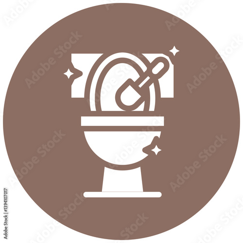 Cleaning Toilet Icon