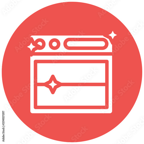 Cleaning Stove Icon
