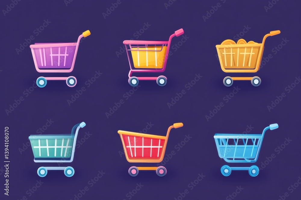 shopping cart icons shopping cart icons