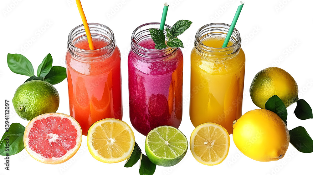 Fototapeta premium fresh fruit juice