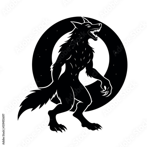 vector illustration of a horse