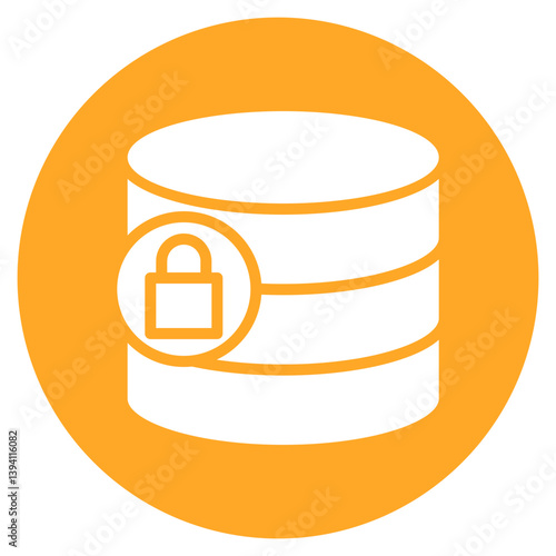 Database Lock Icon