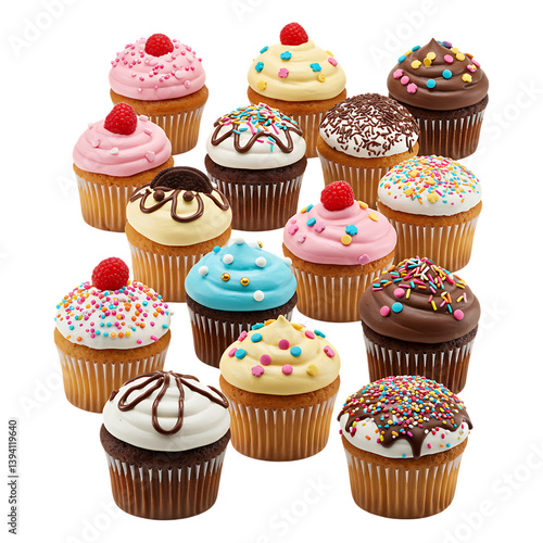 Wallpaper Mural Delicious Cupcakes Variety Pack Torontodigital.ca