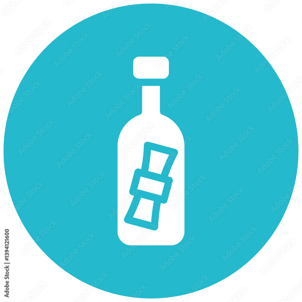 Message In Bottle Icon Message In Bottle Icon